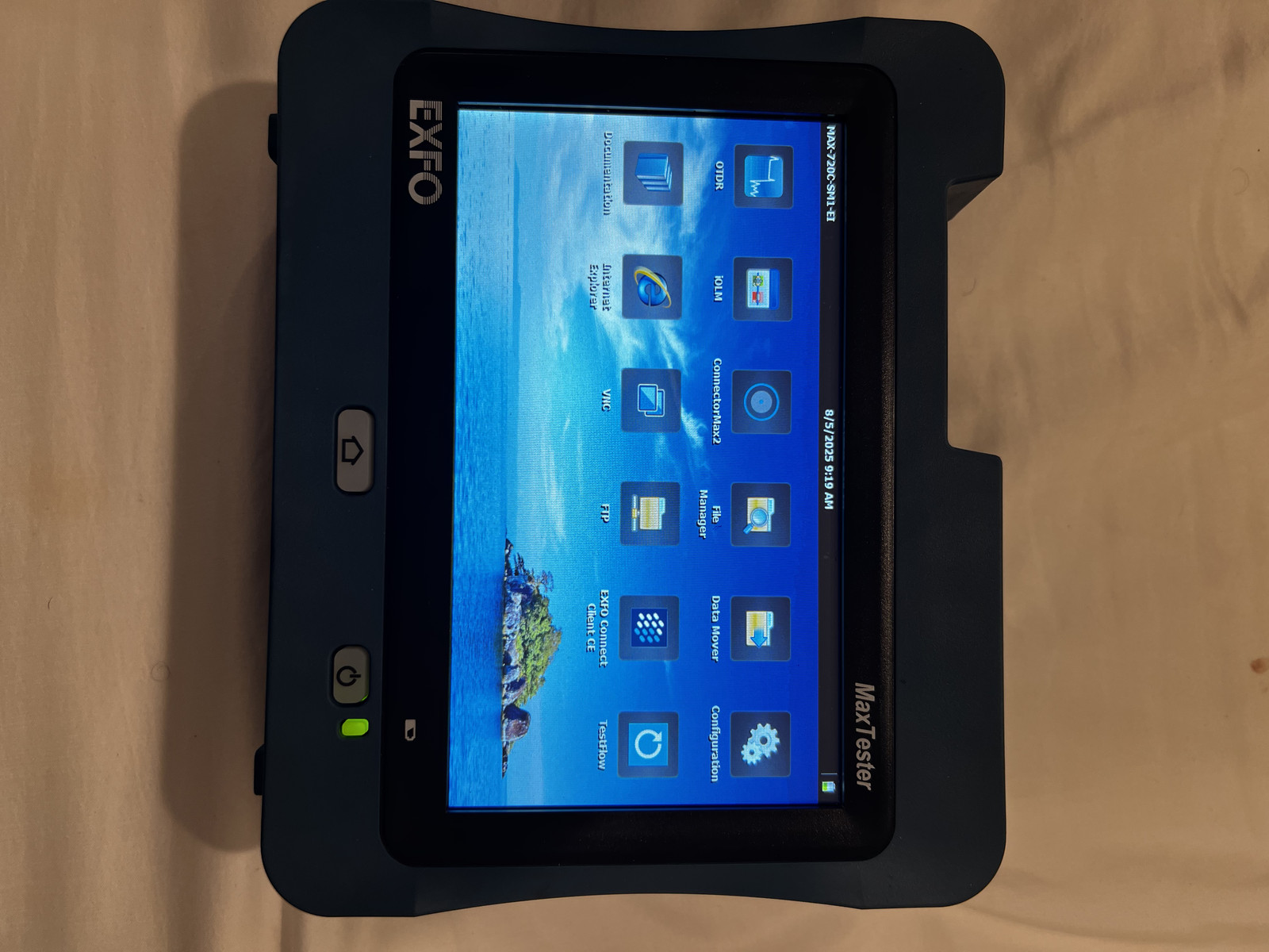 exfo maxtester 720C-SM1-E1 WITH OTDR AND IOLM ACTIVE