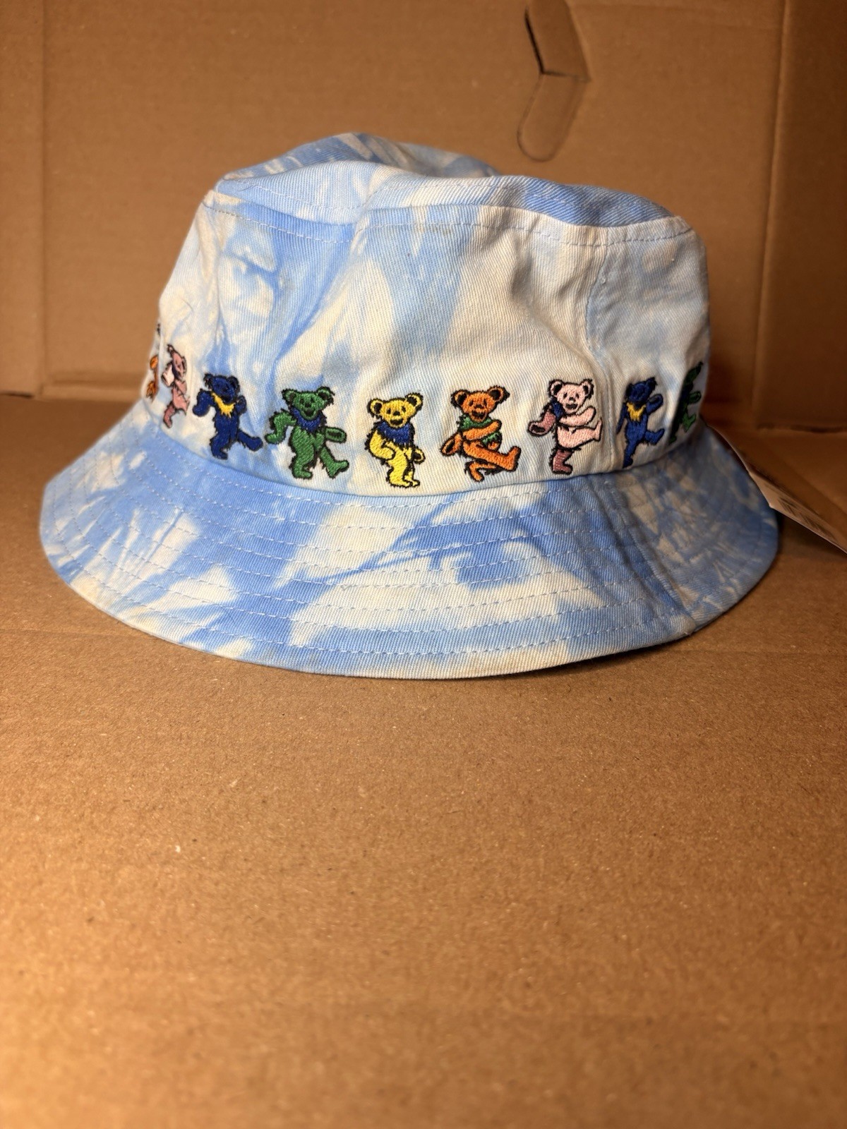 Grateful Dead Dancing Bears Hoodie Hat Bundle Festival Streetwear