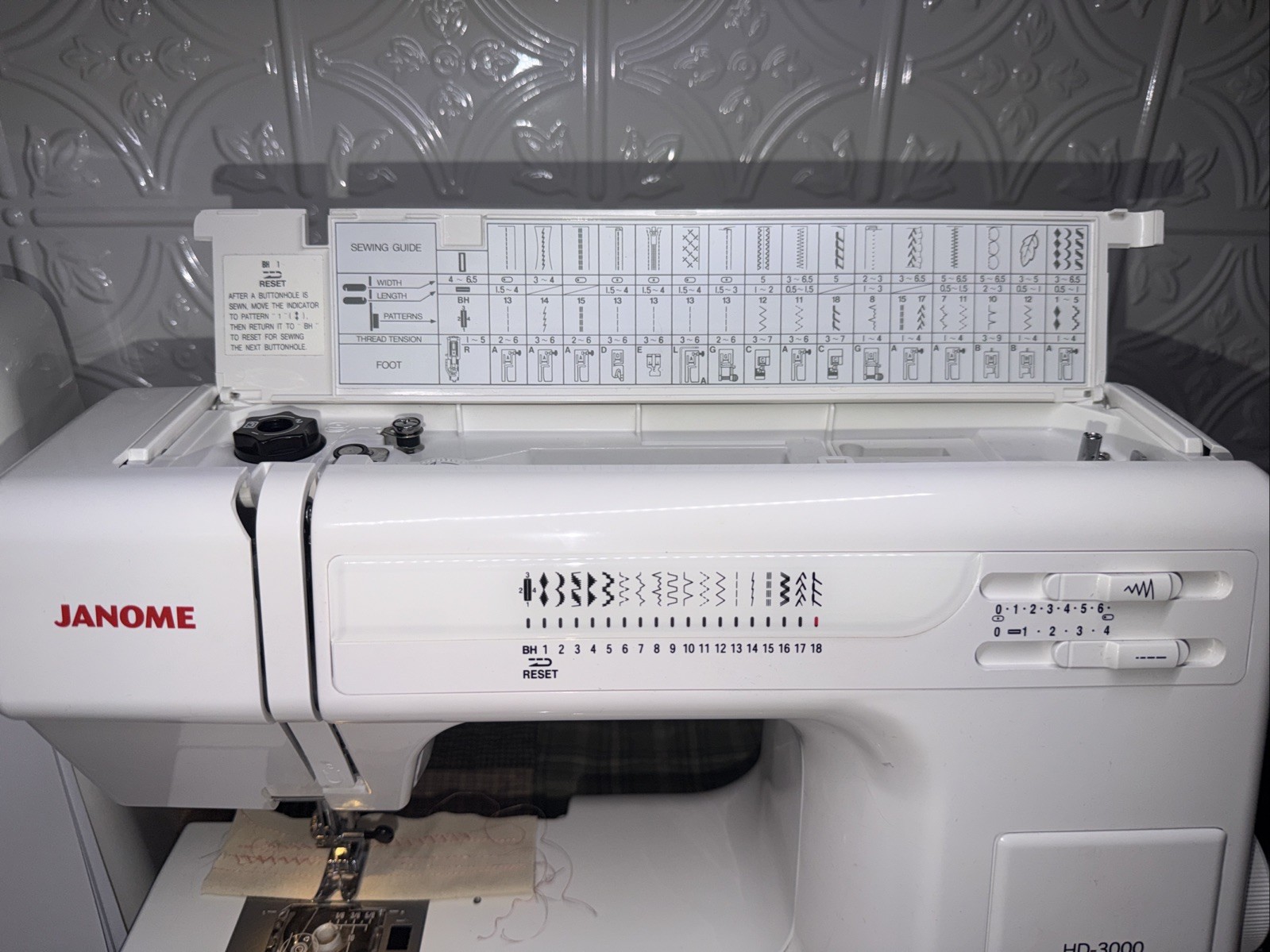 Janome HD3000 Mechanical Sewing Machine