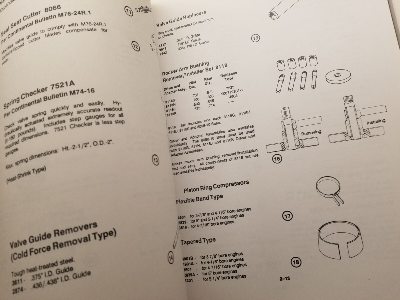 90s Continental Aircraft Engine Operator Installation Maintenance Manuals 10-550