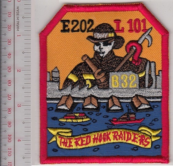 New York City FD Engine 202 Ladder 101 Battalion 32 Red Hook NO TARIFF