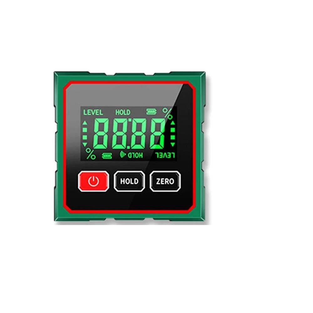 Digital Angle Finder Magnetic Protractor Laser Level Box Inclinometer Tool