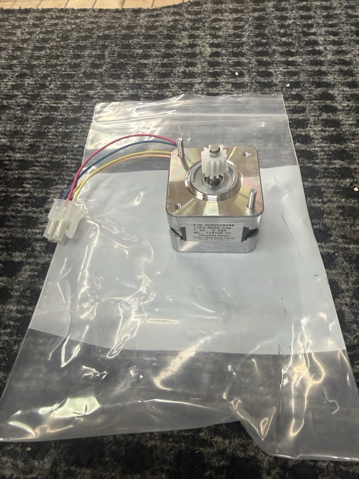 Minebea NCR 009002948 T24Y26-01 Stepper Motor 3.6 | Made in Thailand O2