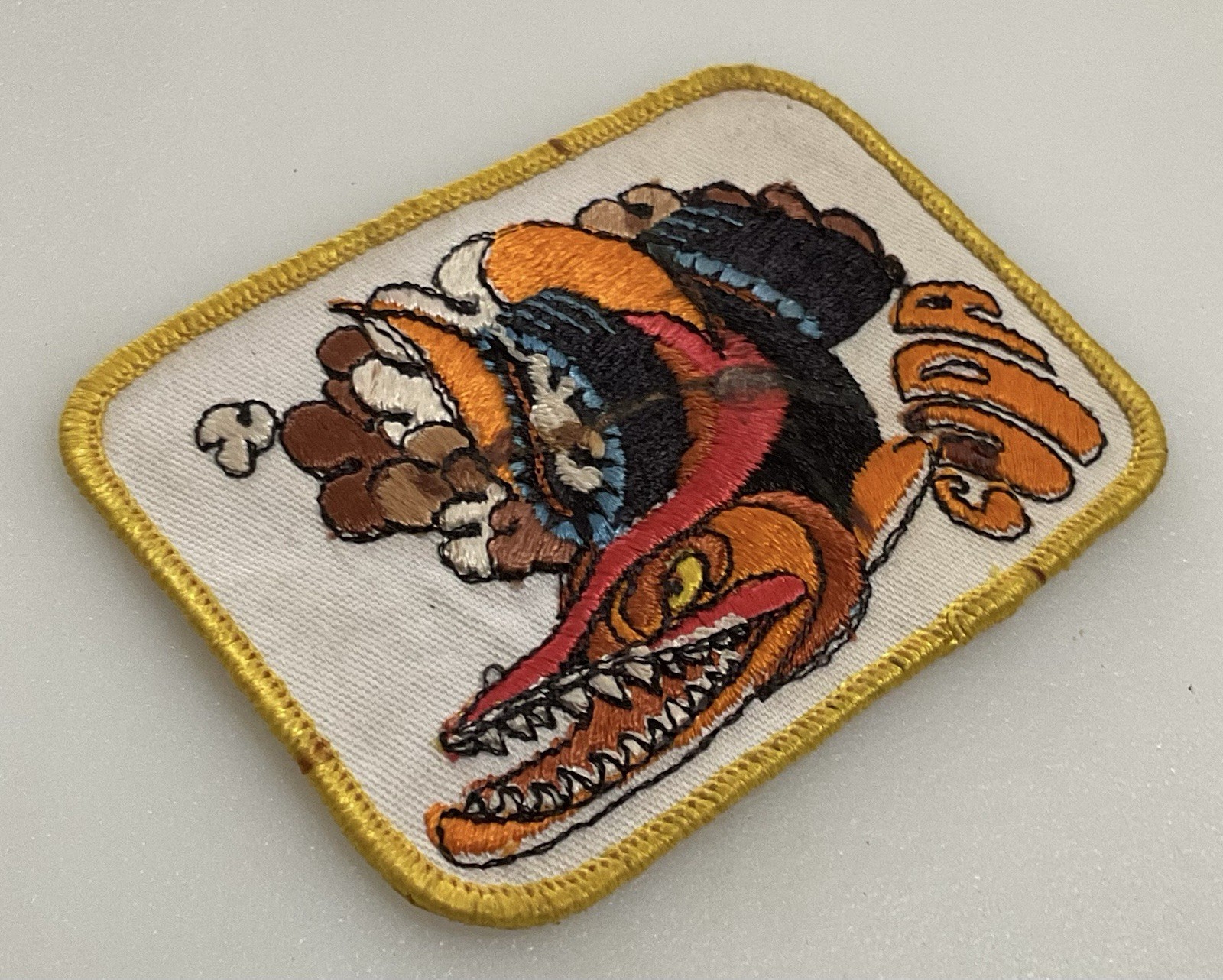 Vintage Plymouth Cuda Embroidered Patch