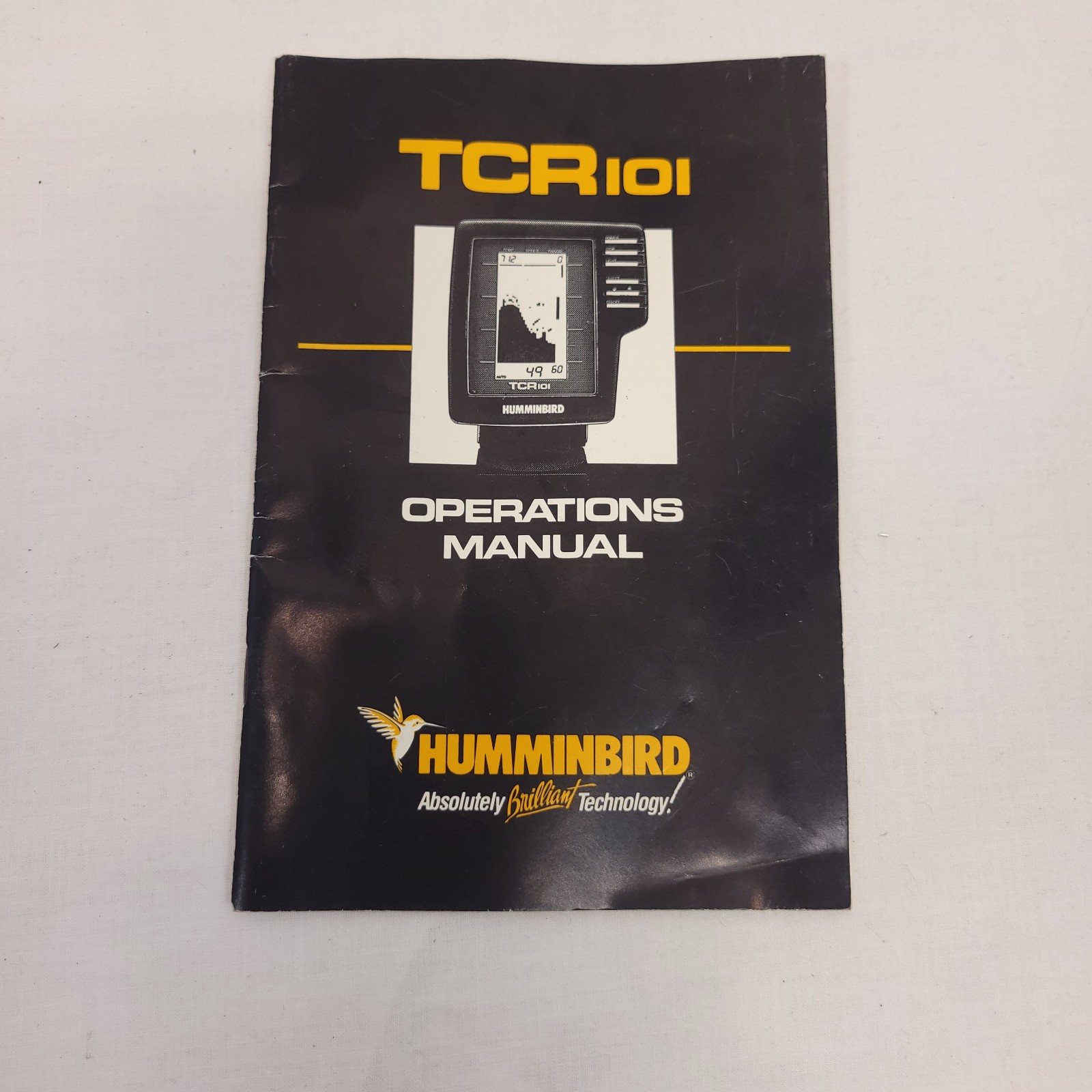 Hummingbird TCR 101 Fish Finder Owner's Manual Operations User Guide Origial