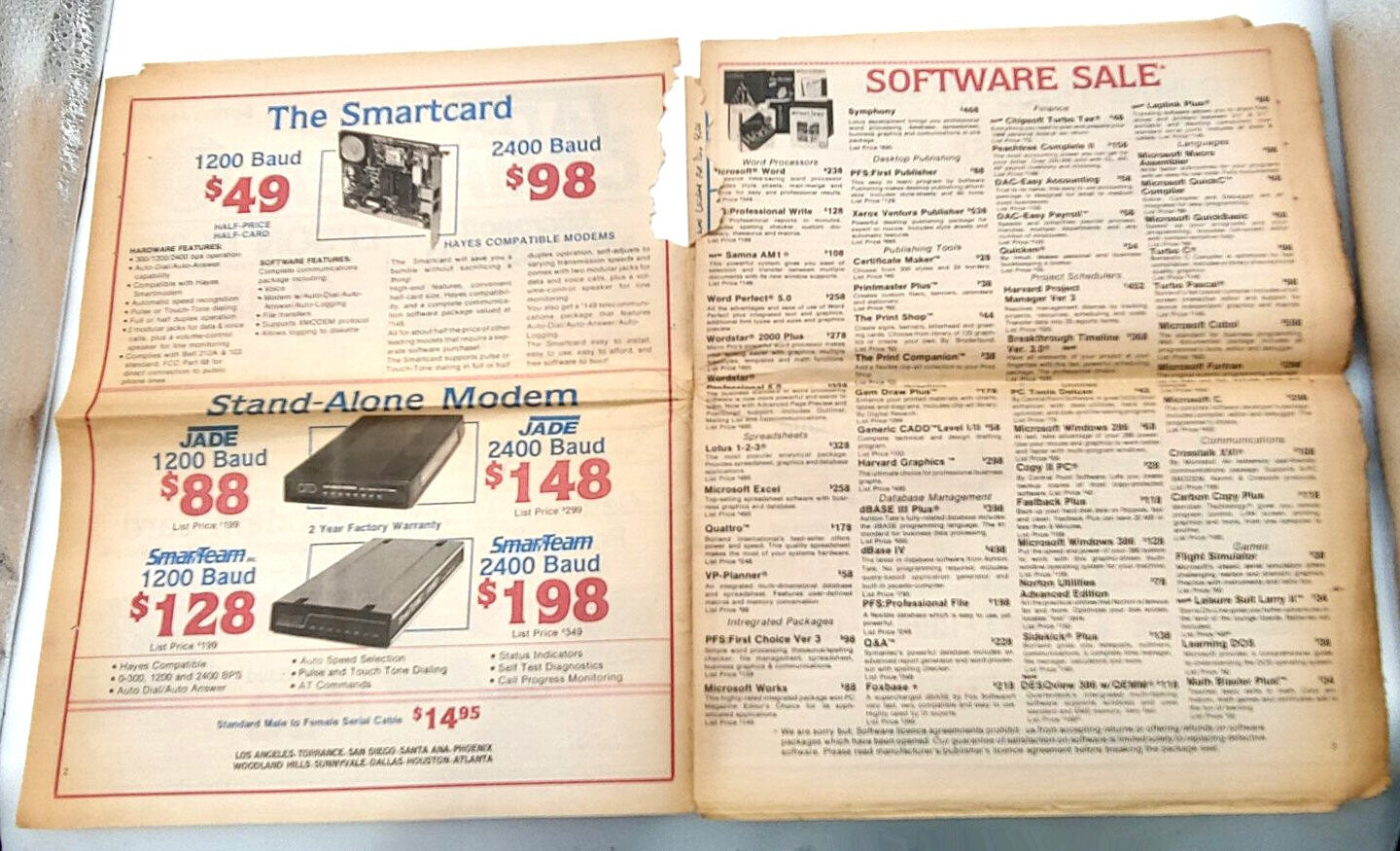 Spring 1989 Jade Computer Catalog (As-Is)