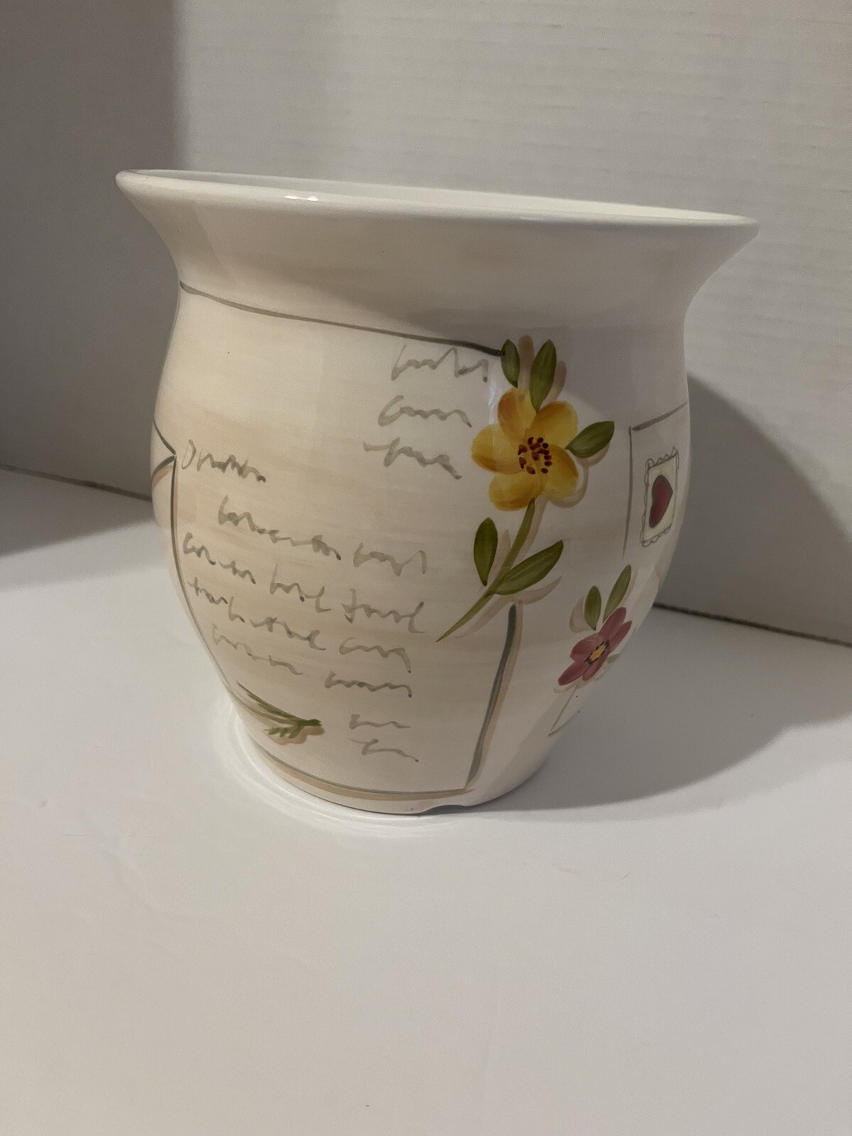 Vintage Bath And Body Works Handcrafted Spring Limited Edition Planter