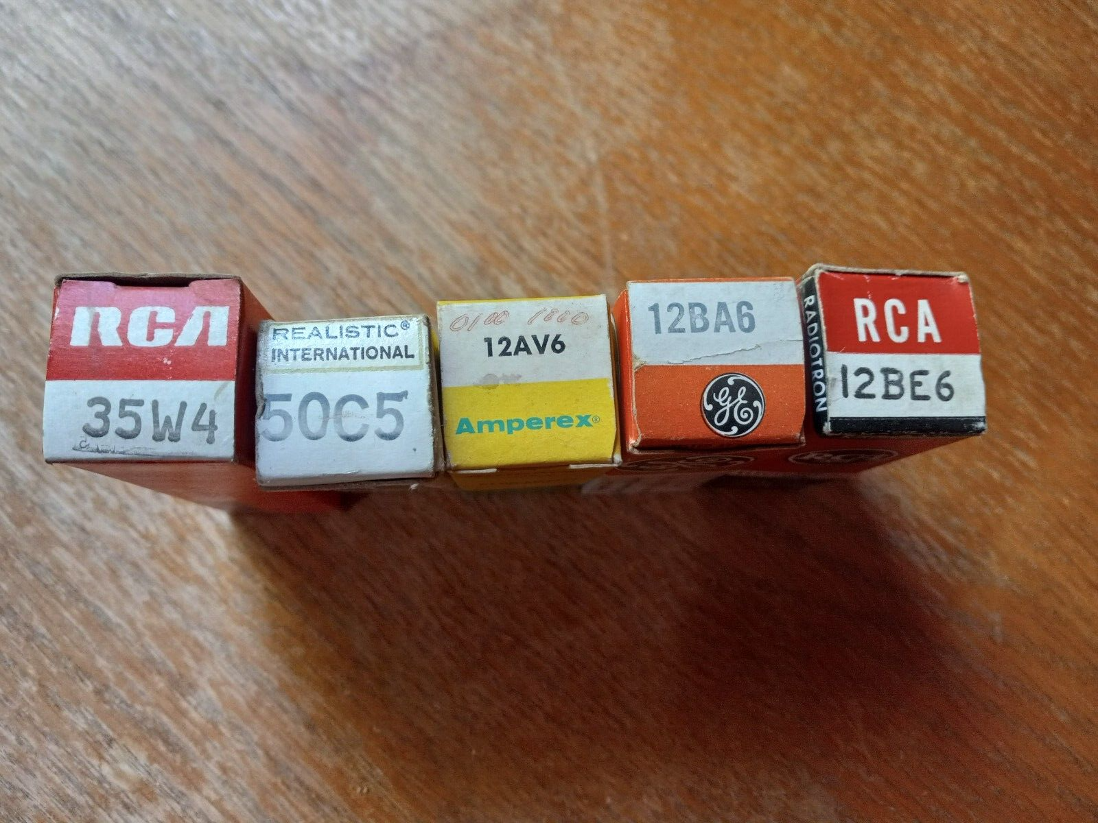 Hallicrafters AA5 S38-E NOS Tube Kit - 12AV6 12BA6 12BE6 35W4 50C5, Tested!