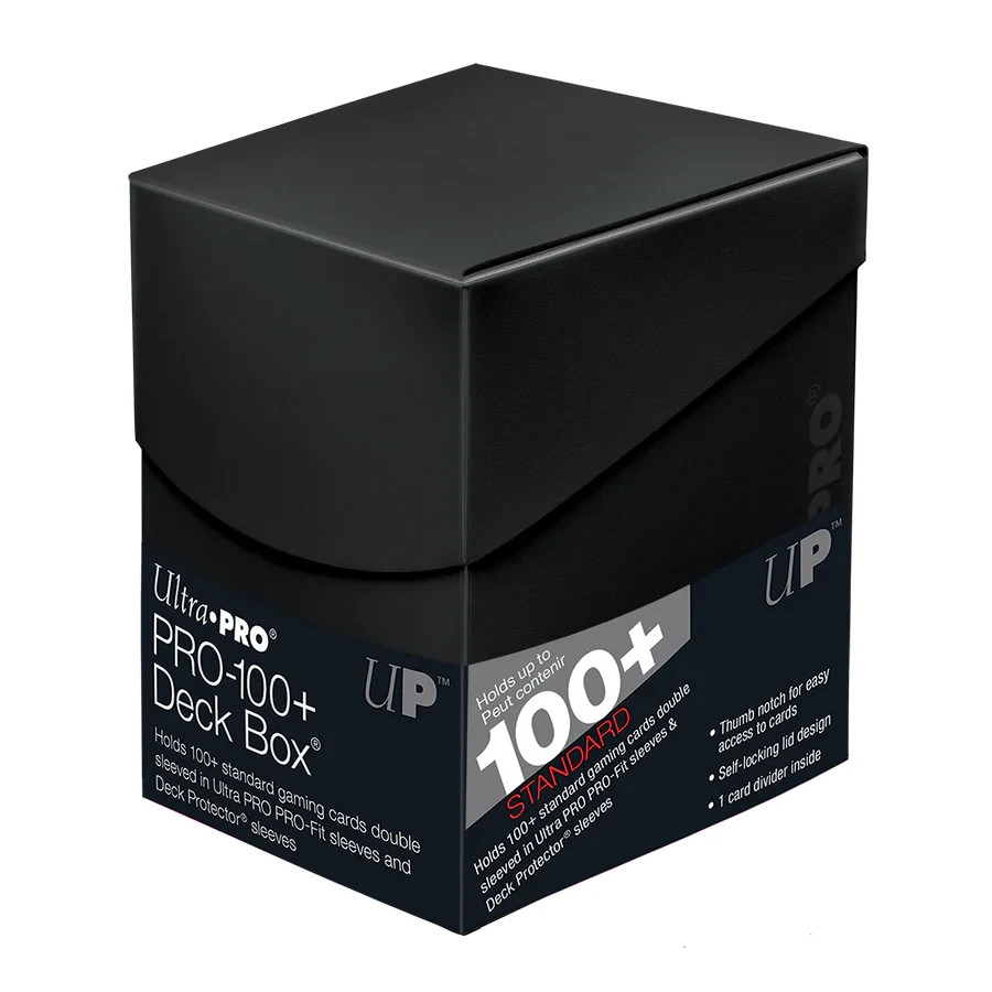 10 Ultra PRO Eclipse Pro-100+ Jet Black Eclipse Deck Boxes