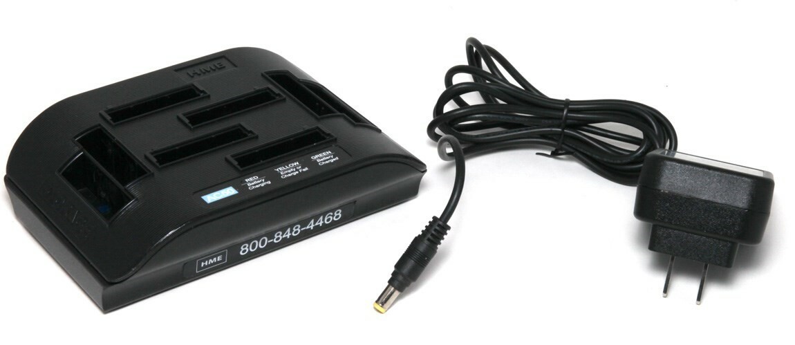 New AC50 AC-50 4-Slot Battery Charger For HME HS6100 Drive Thru Intercom BAT50
