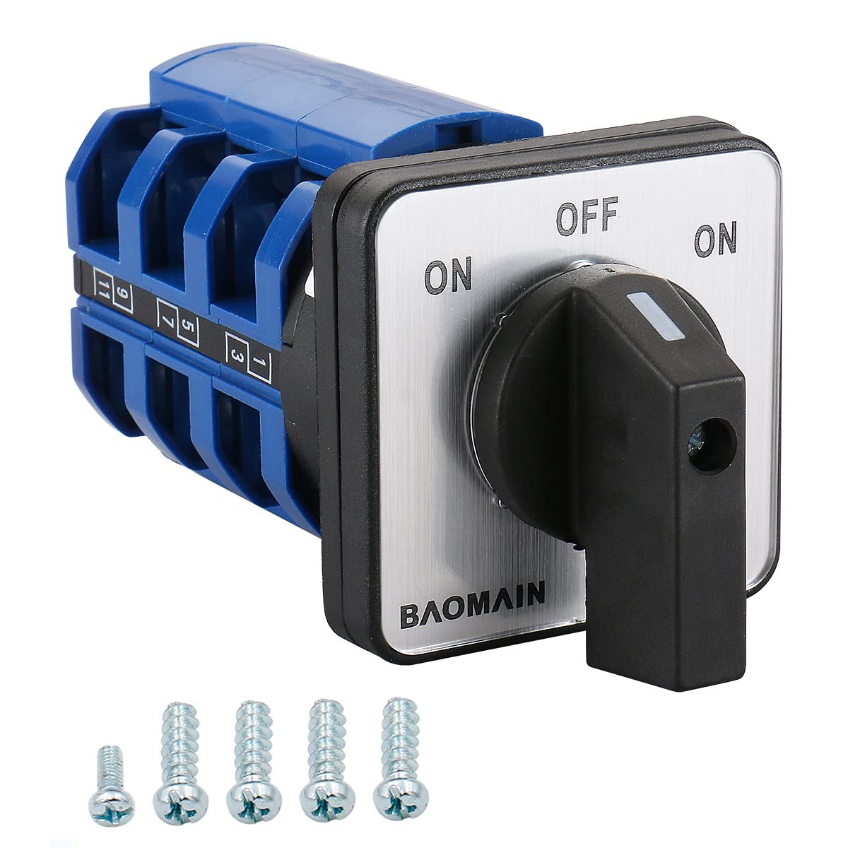 BAOMAIN 63A Momentary Rotary Cam 131 x 65 x 65mm /5.1 x 2.5 x 2.5(L*W*T)