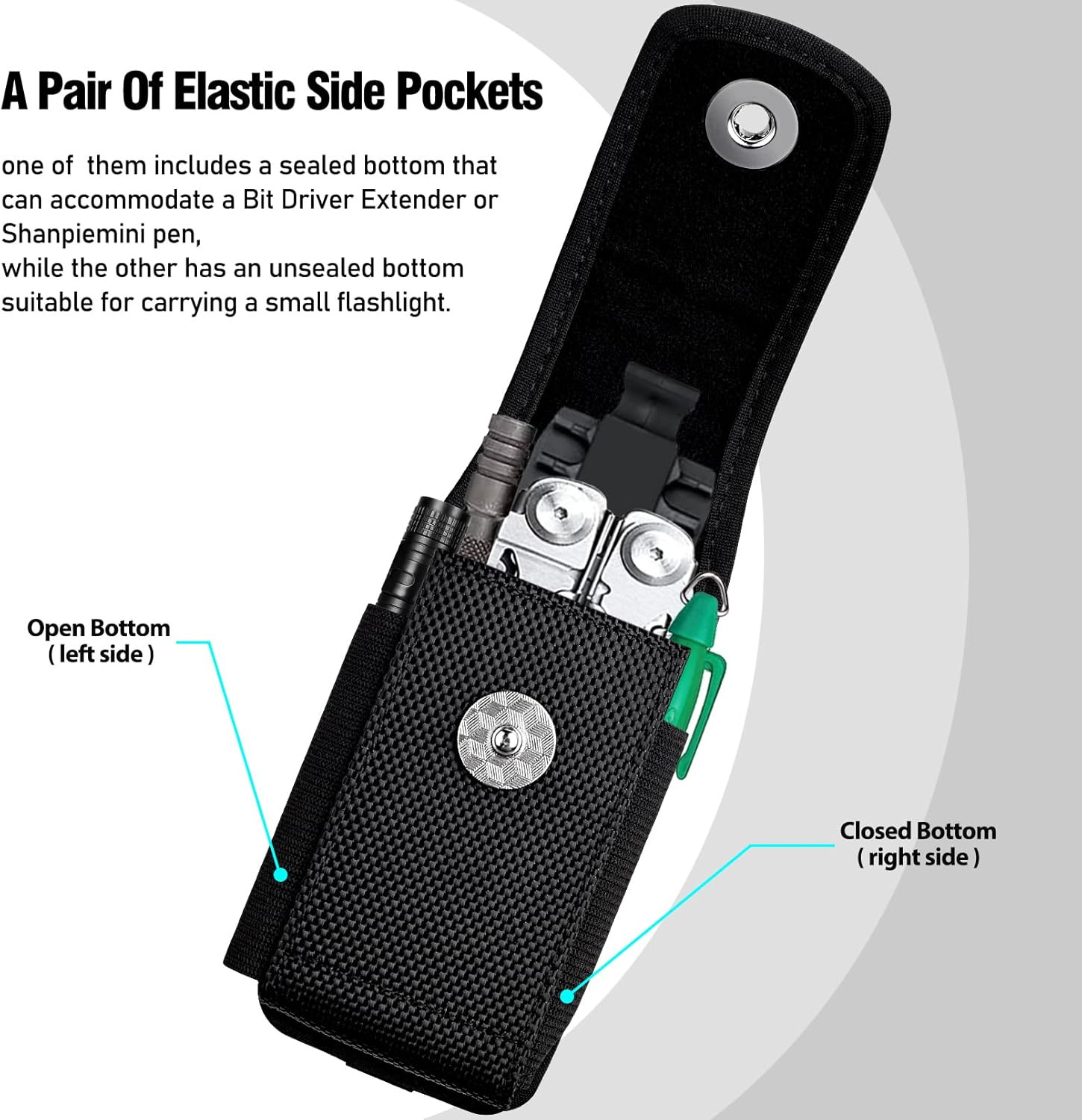Multitool Sheath Compatible with Leatherman EDC Belt Organizer Tool Holster P...