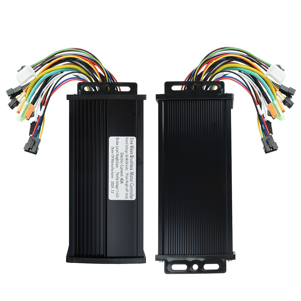 36V-60V 40A Sine Wave Brushless Motor Controller 1000-2000W for Electric Bicycle