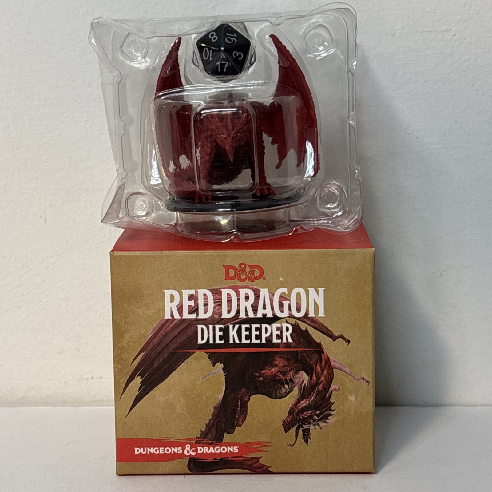 Dungeons & Dragons Red Dragon Die Keeper Adult Collectible Dice Holder 2023