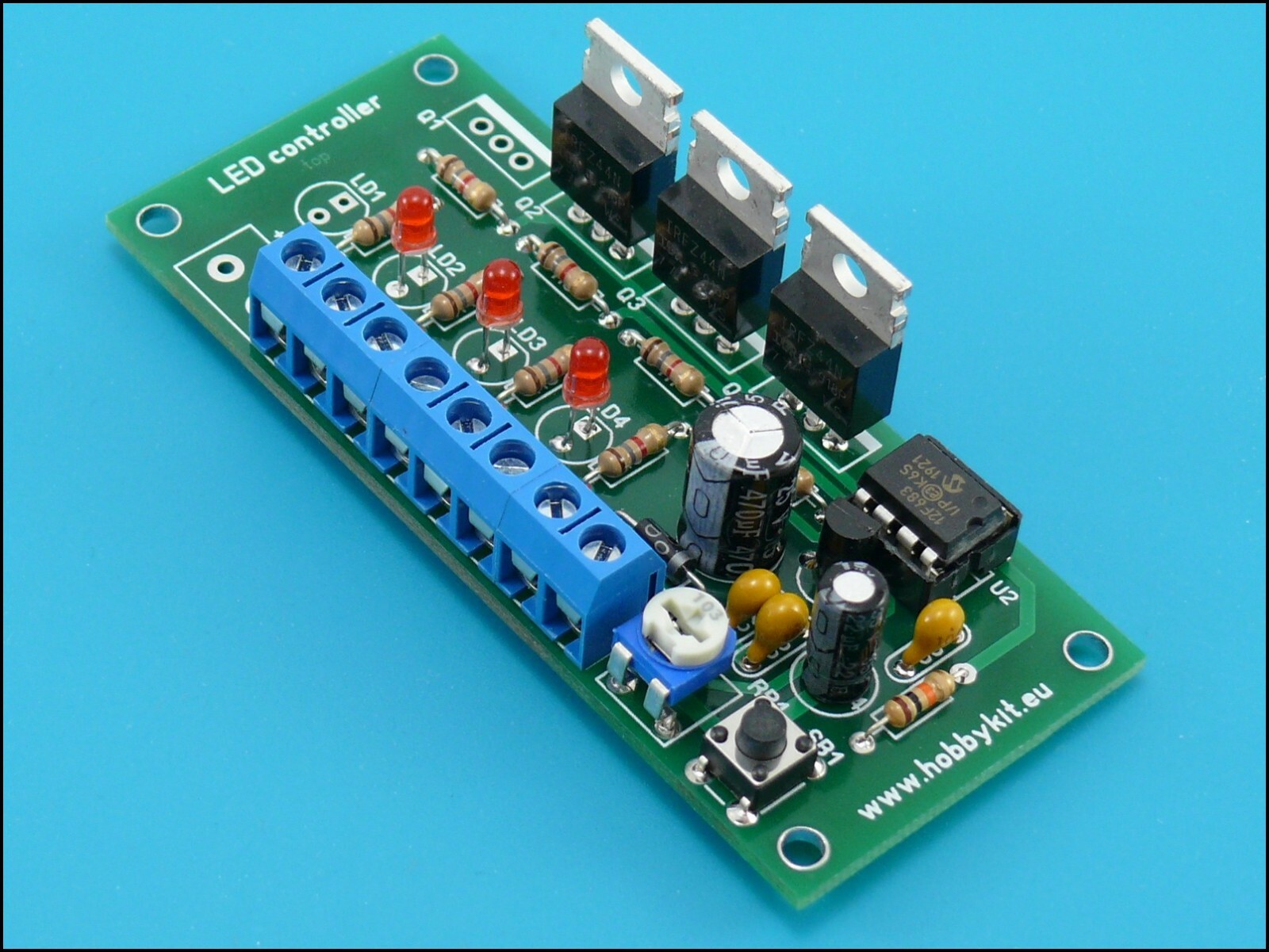 3 Channel LED Controller Chaser Light Show Strobe Strip Microcontroller - HK9983