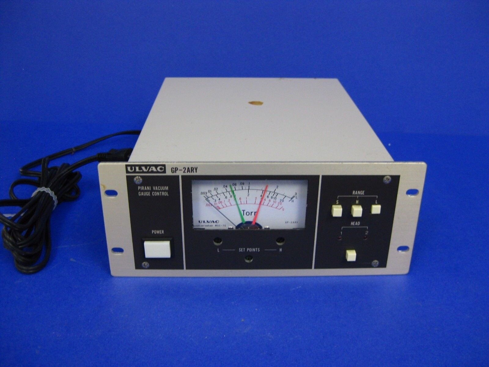 ULVAC GP-2ARY Gas Box Controller Vacuum Gauge, Pirani, Used