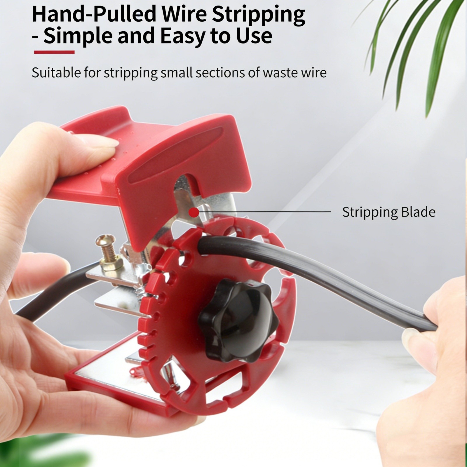 Copper Wire Stripper Machine Portable Tool for Stripping 7/16-Inch Wires Cables