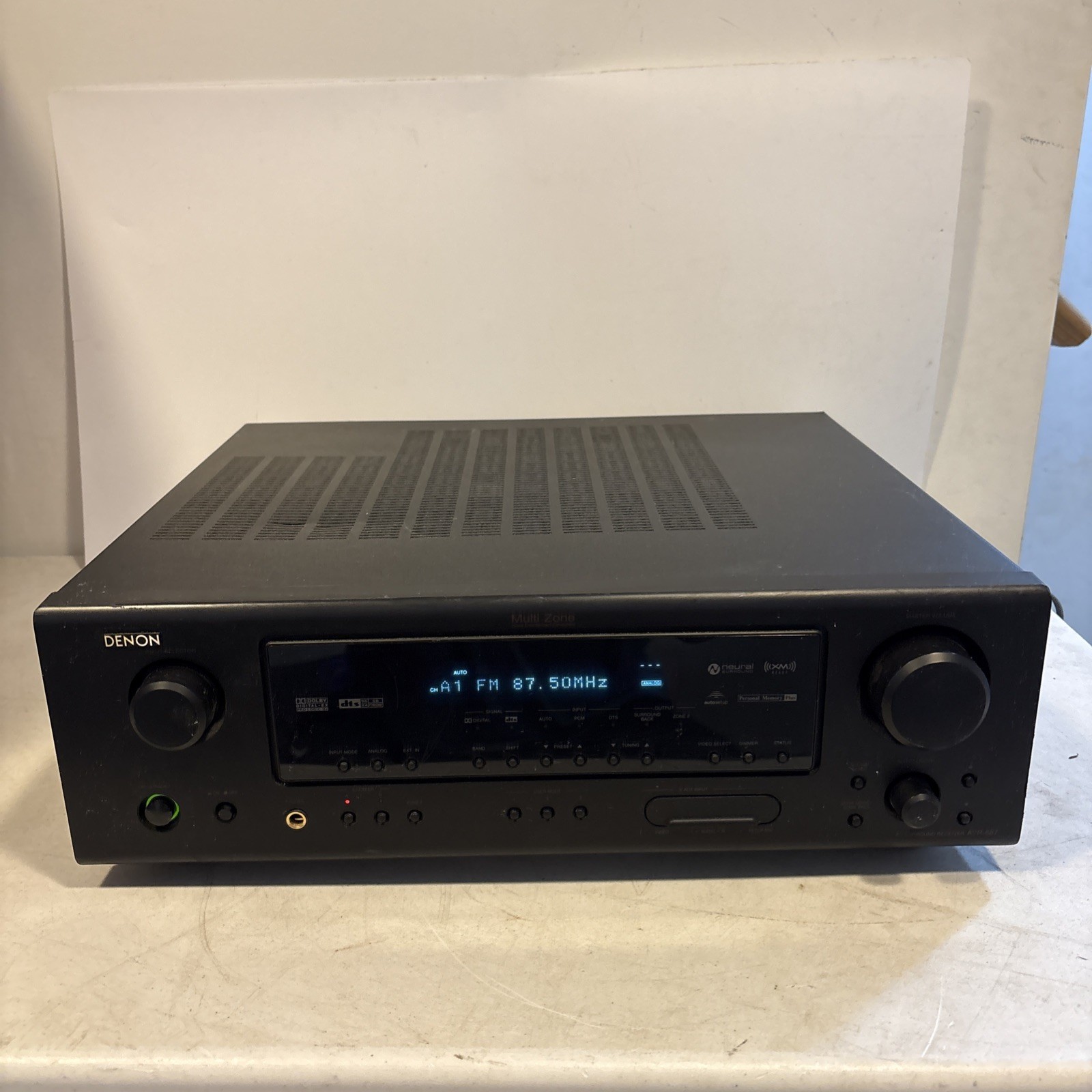 Denon AVR-687 Home Theater AV Surround Receiver - TESTED & WORKING - No Remote!