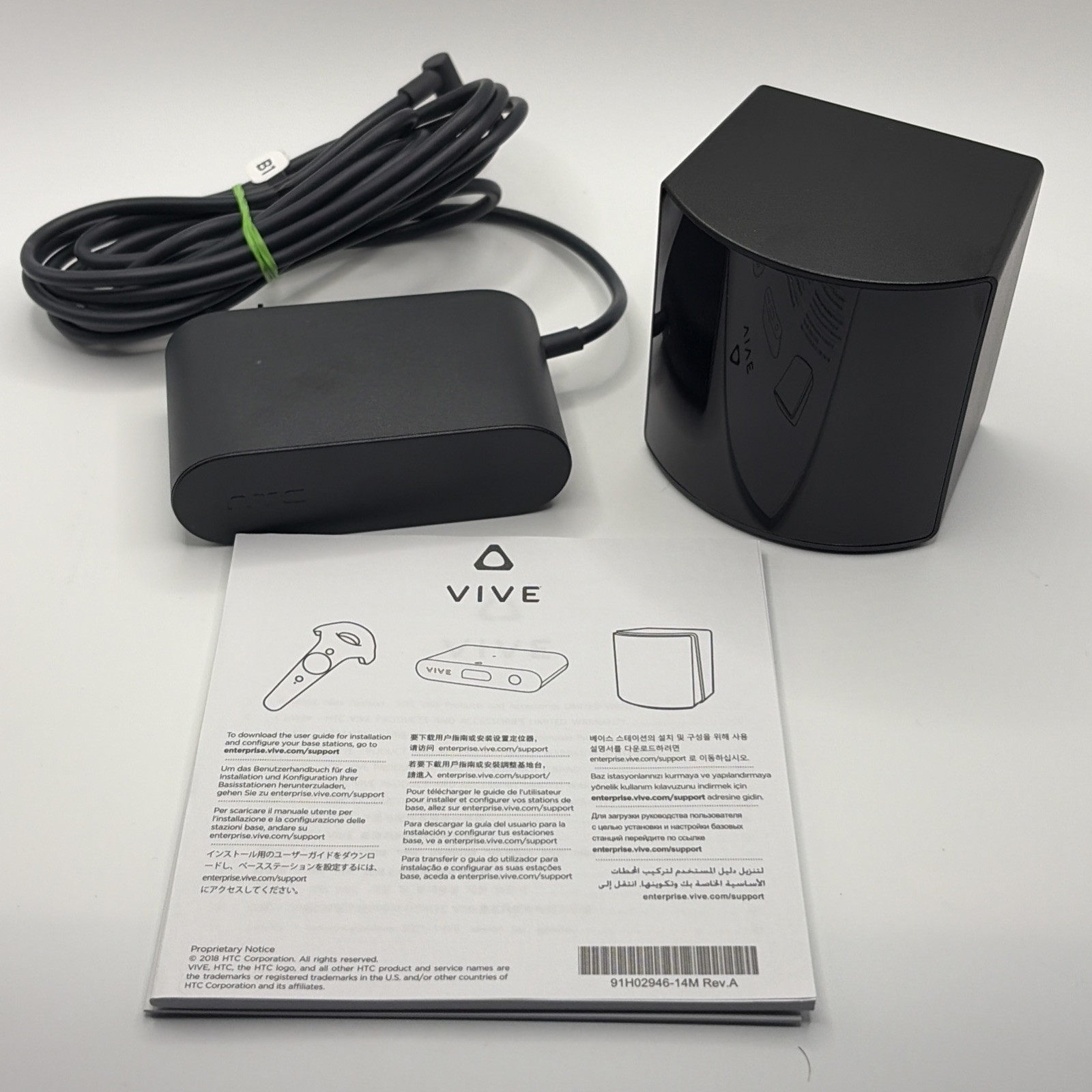 HTC Valve SteamVR Base Station 2.0 Lighthouse Sensor Vive Pro Index Tracker PC