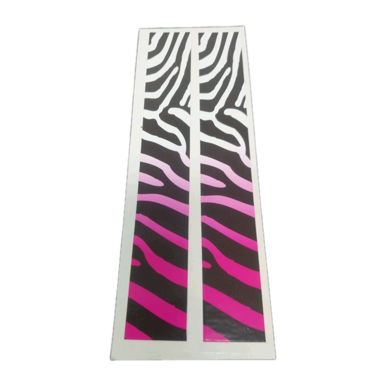 12 Pack 7" Arrow Wraps: Hot Pink To White Fade Zebra Print: Vinyl Stickers