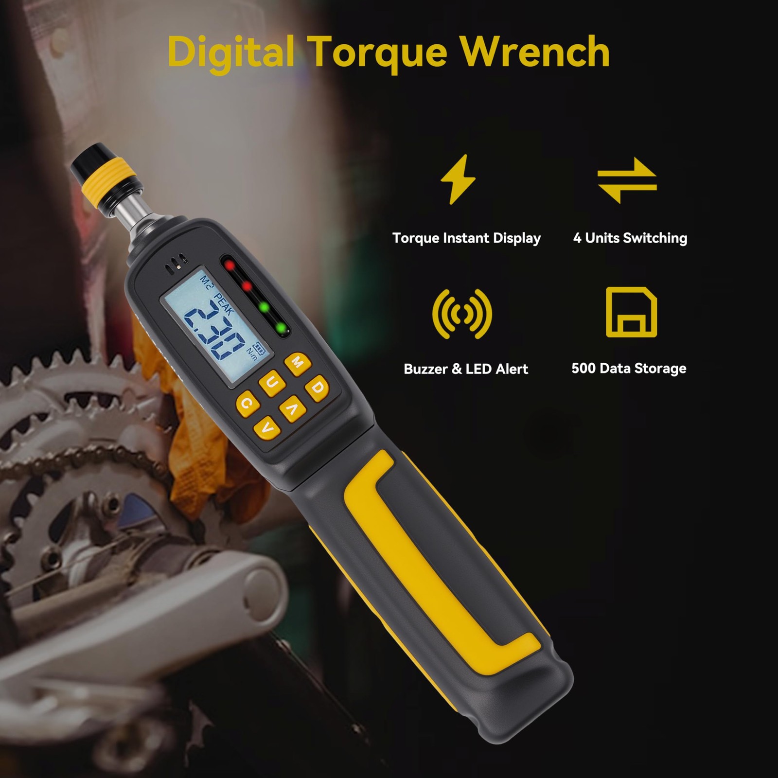 Digital Torque Screwdriver 2.6-70.8 In-lb 38-Piece Set - Precision Tool