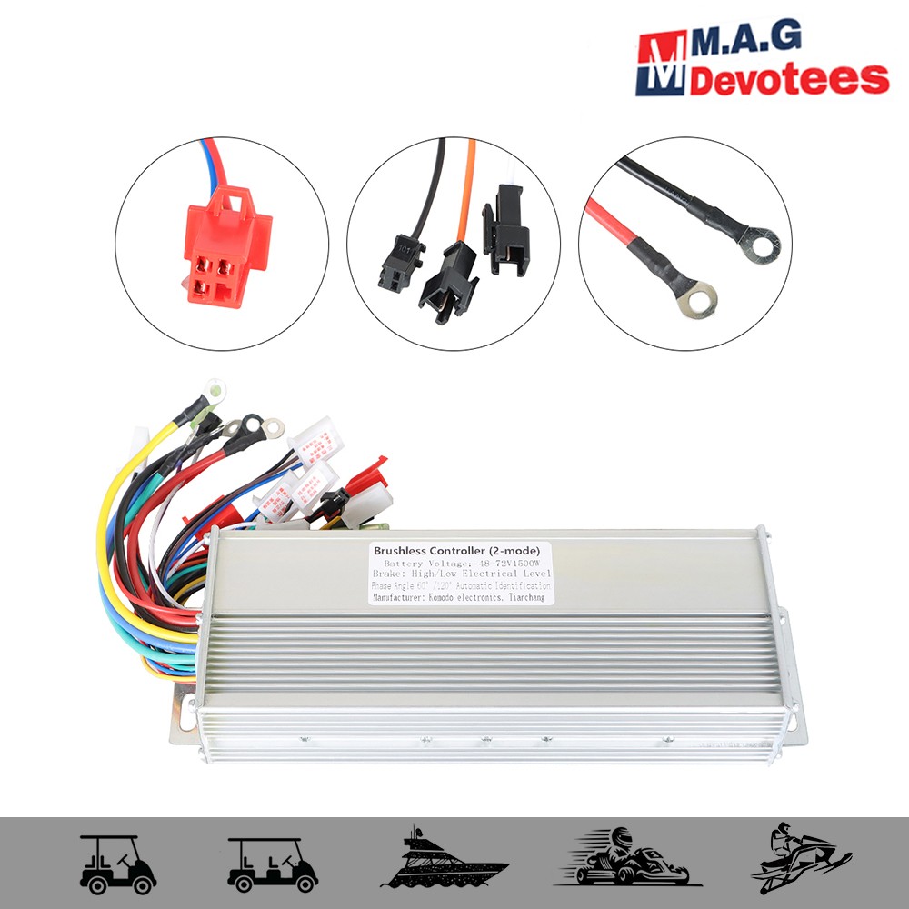 48/72V 1500W Electric E-bike Scooter Brushless DC Motor Speed Controller New
