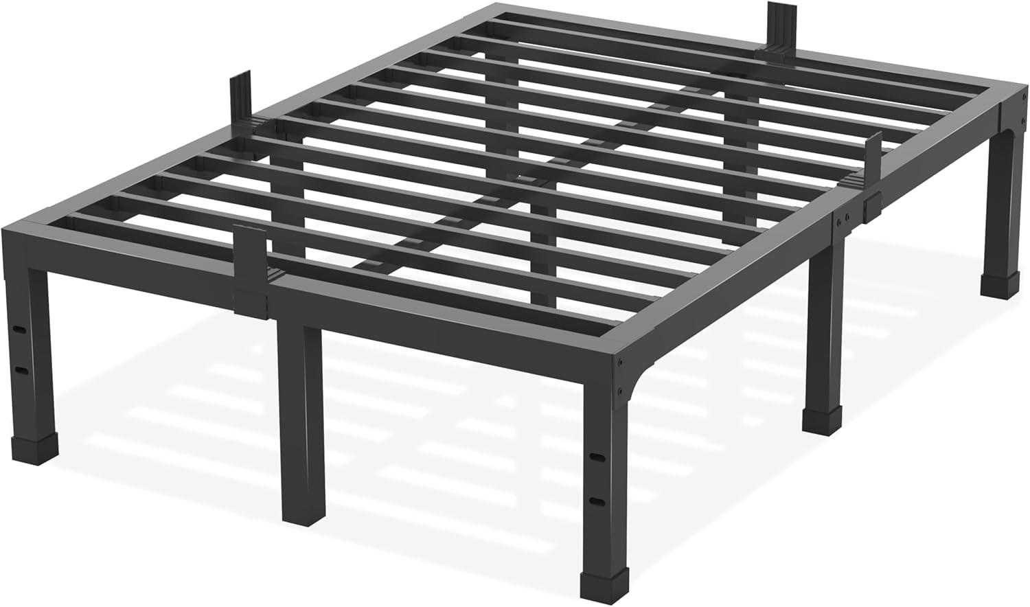 14 Inch Full Size Bed Frame, Heavy Duty Support 3500 Lbs Metal Platform, No Box