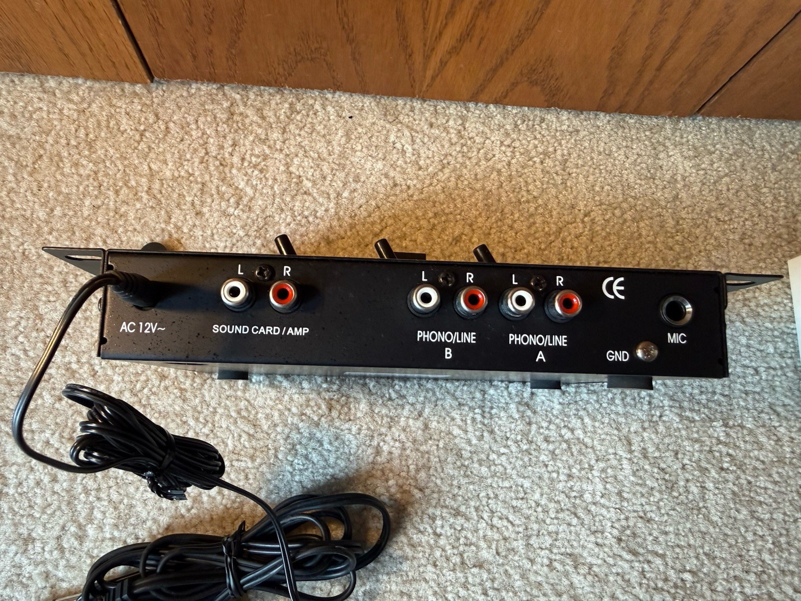 DAK 2800-pc Phono Preamp Interface Mixer w/power