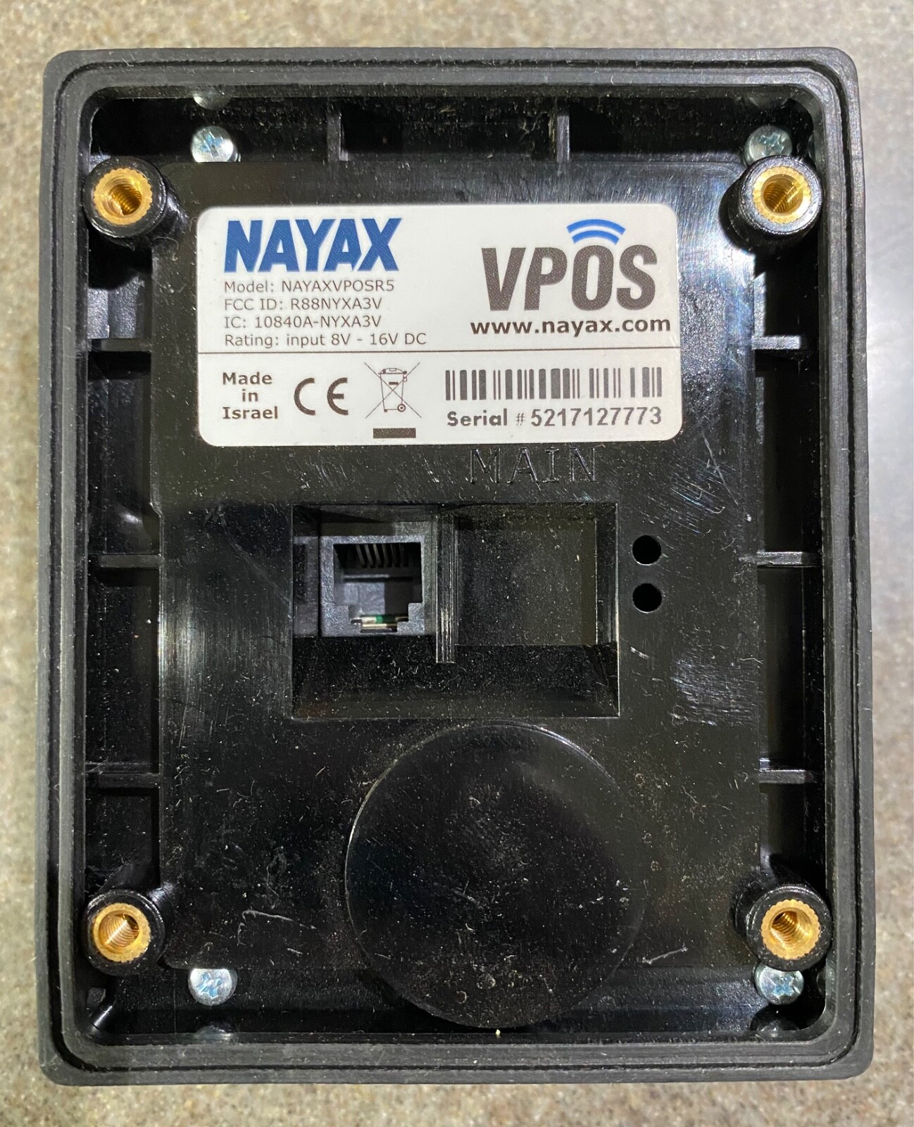 NAYAX VPOS R5 Credit Card Reader FULLY TESTED Vending Machine