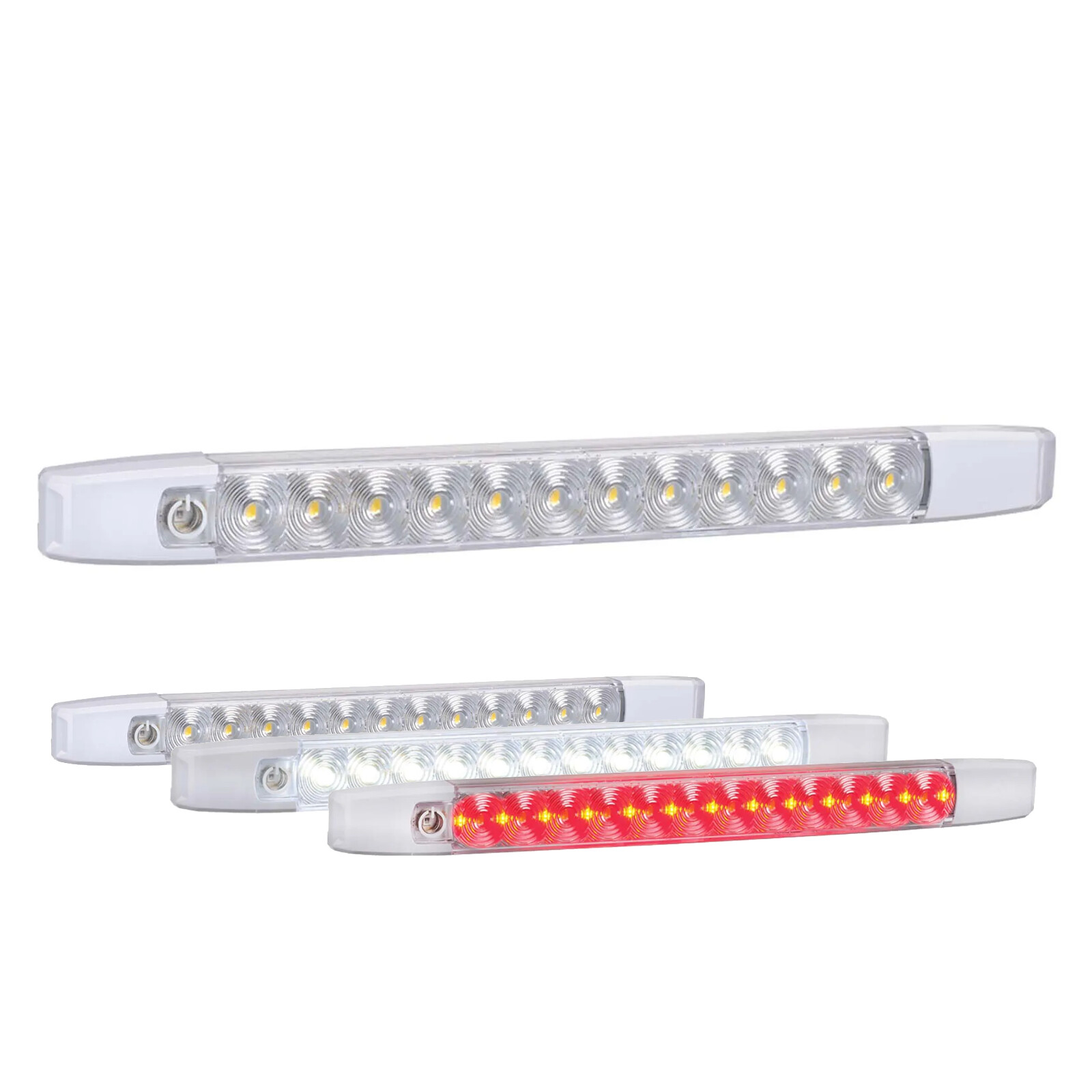 Narva LED Strip White Red Switching + Switch LED Deck Cabin Light LED Boat Light
