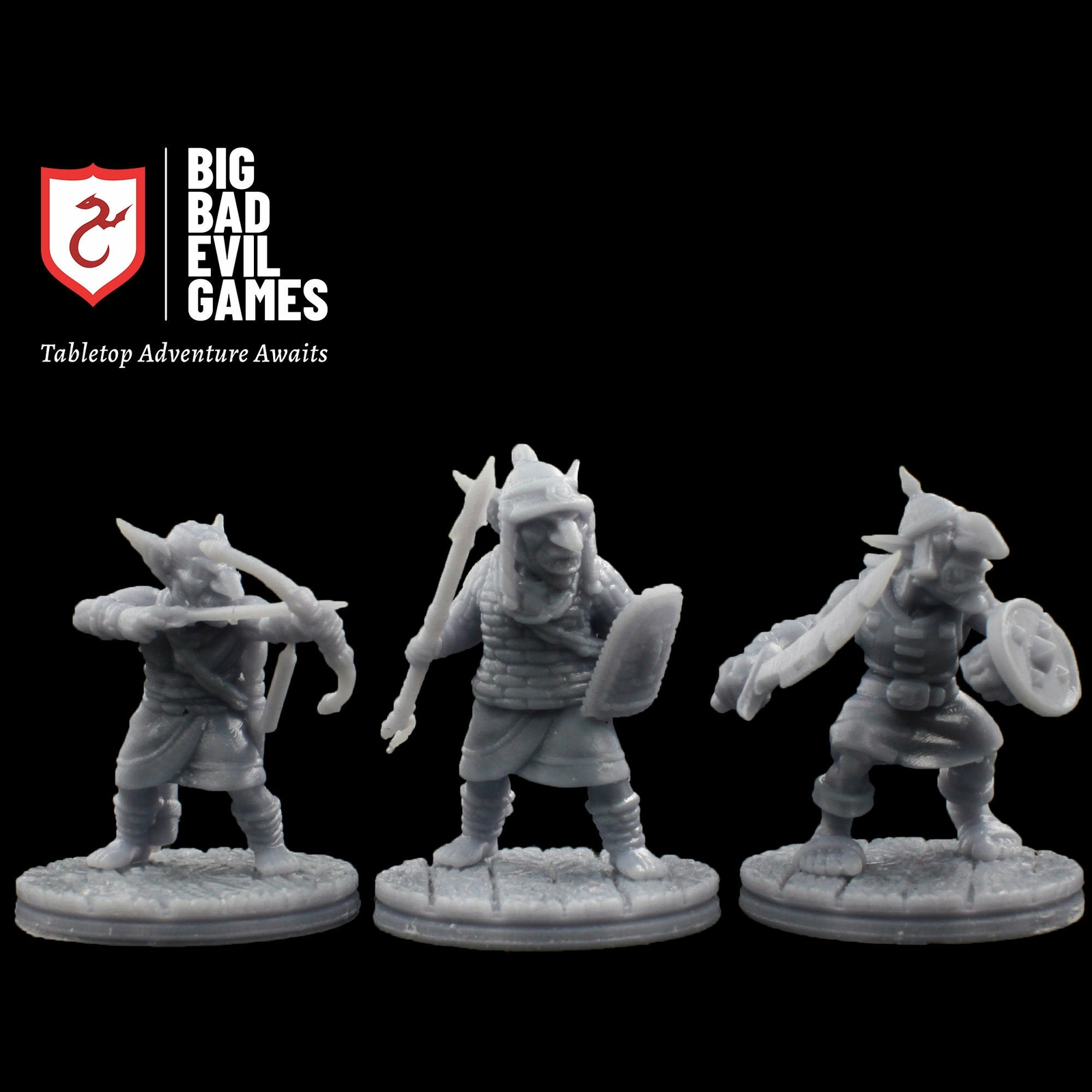 The Goblins are coming! Goblin Miniature Set 1 | 32mm tabletop scale for D&D