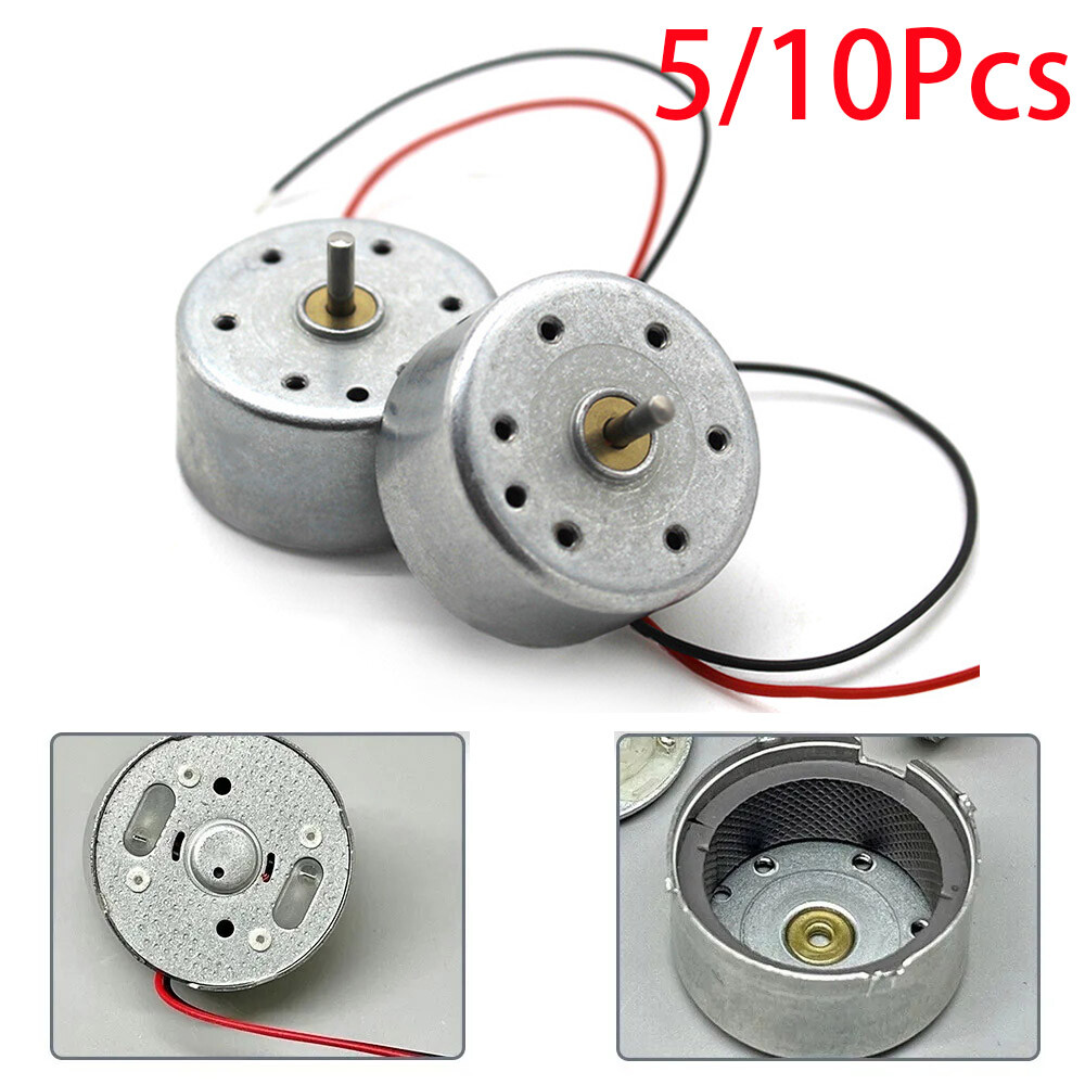 5/10Pack RF-300CA DC 3V 5V 6V 10300RPM 24mm Power Motor 2mm Shaft DIY Toy Fan US