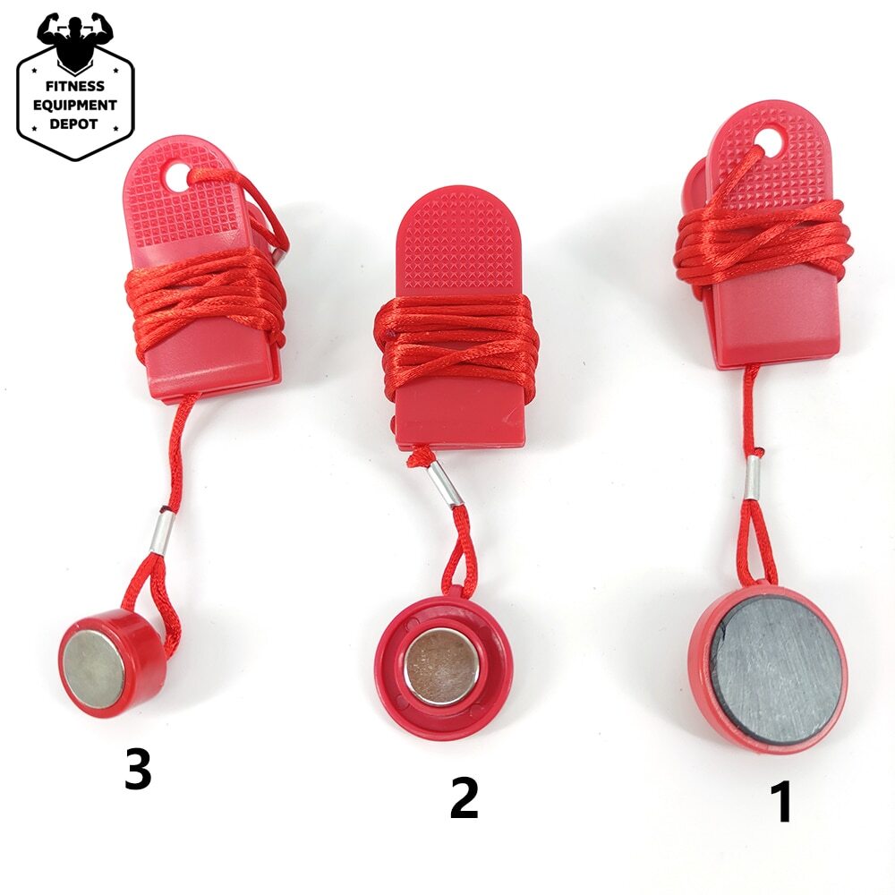Universal Magnet Treadmill Safety Key Running Machine Security Round Switch Lock