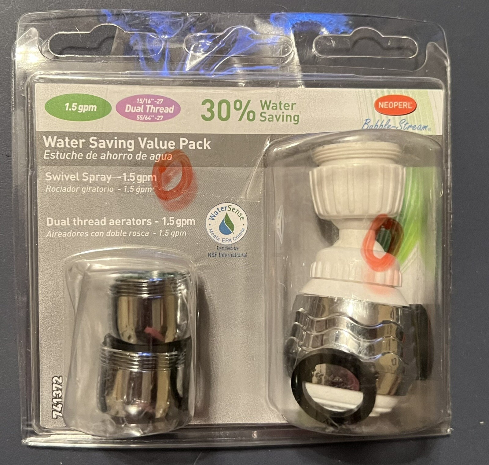 NEOPERL 741372  Water Conservation Flow Restrictors Aerator Pack 37.0120.98
