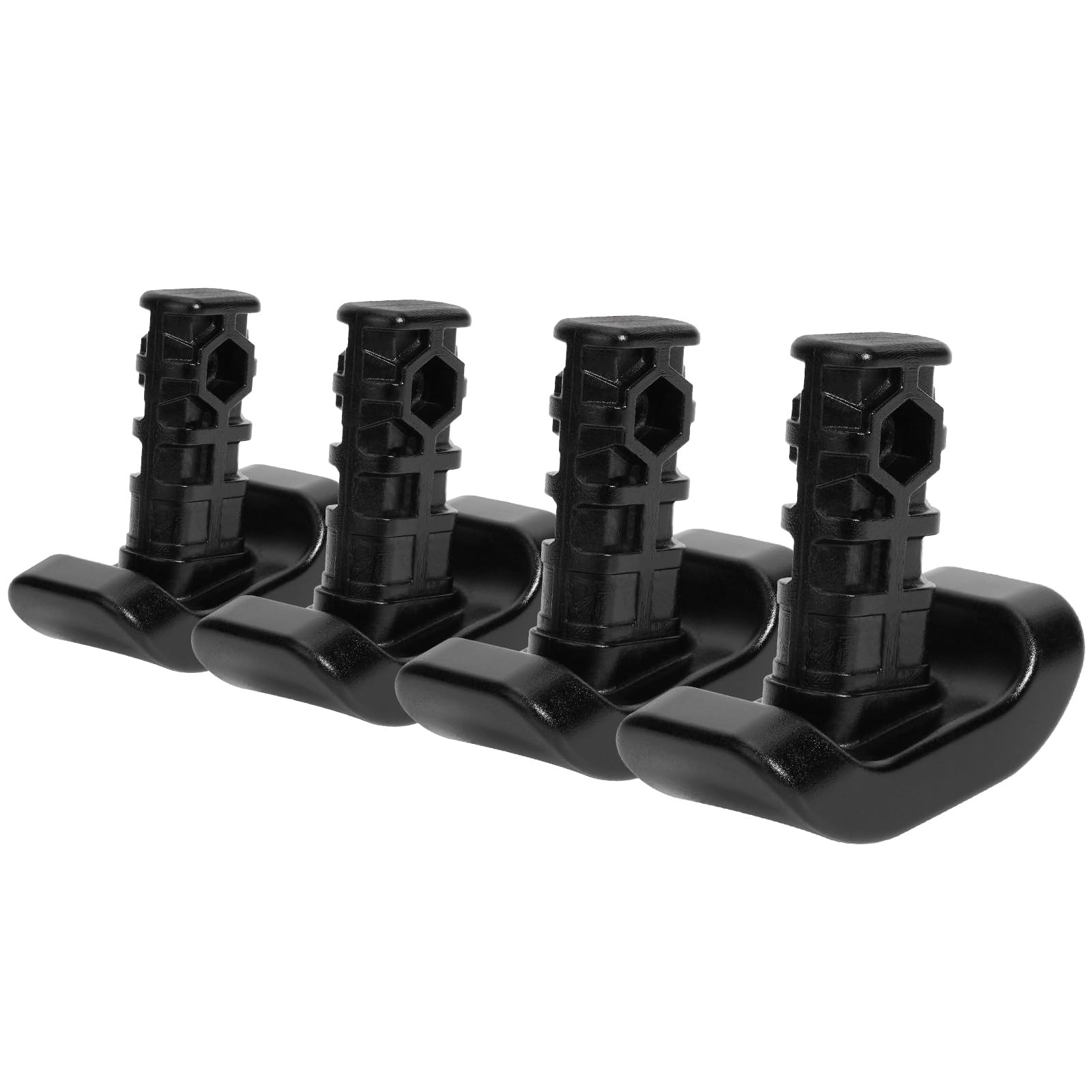 HIUMTREE Black Walker Ski Glides Replacement Glides, 4 Pcs 4 Pcs,