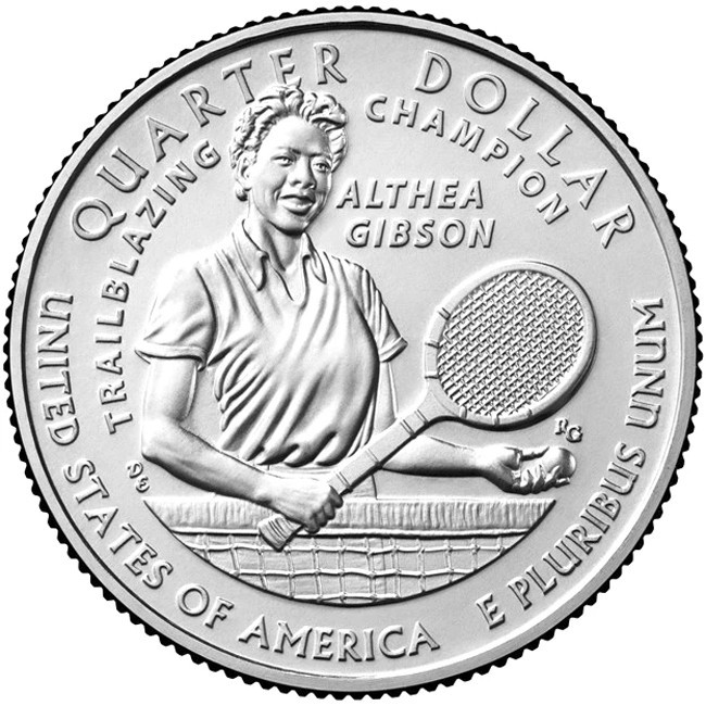 2025-P  American Women Quarter ALTHEA GIBSON ~ 1-Coin