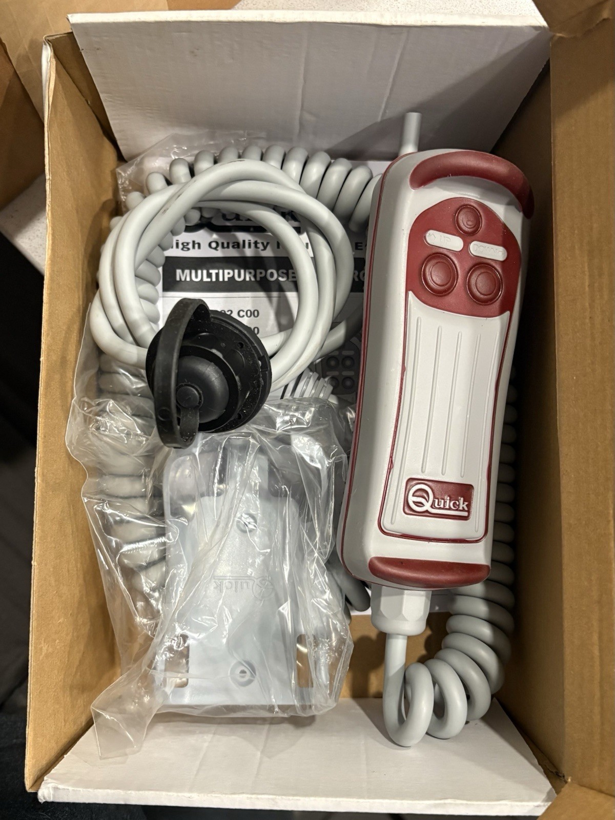 QUICK HRC1002L - 2 BUTTON REMOTE CONTROL (6 PIN)