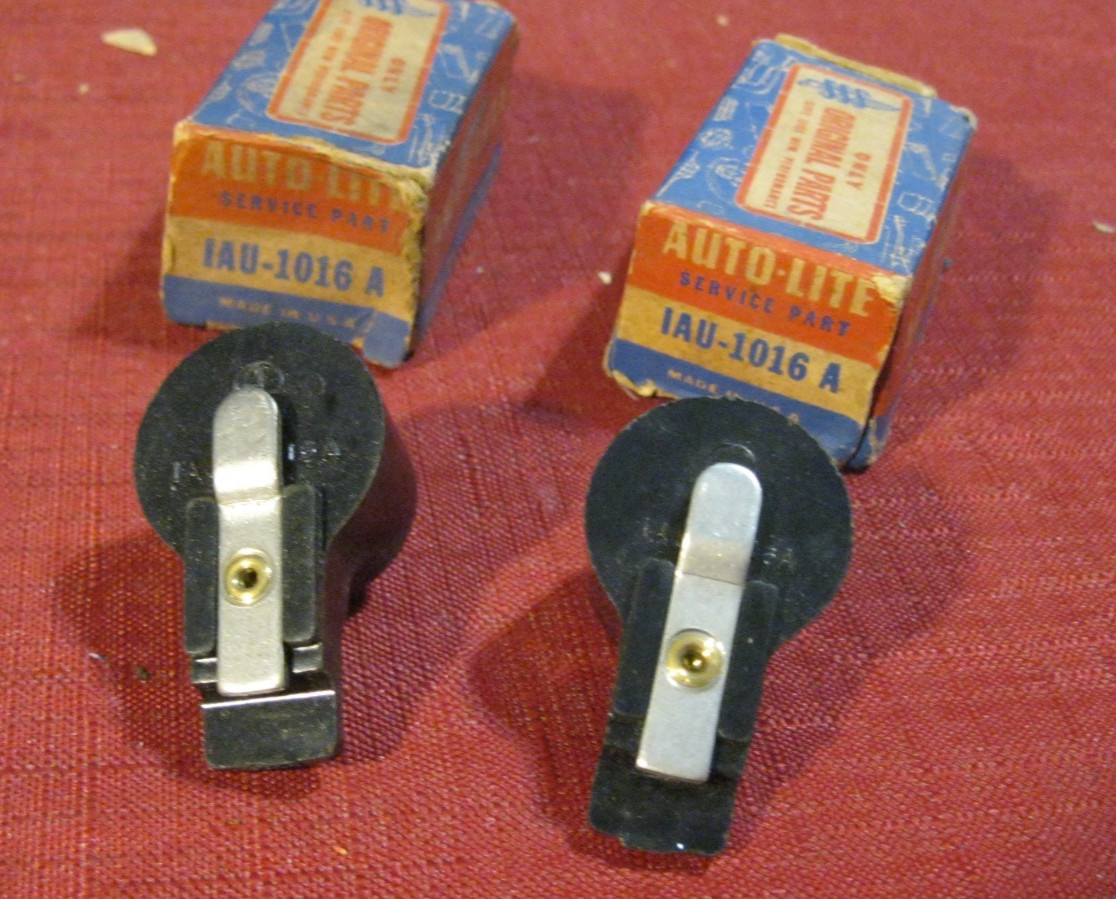 NOS 1950-1954 Mopar, 1951-1959 Hudson, Studebaker Rotor lot, 2 pcs, IAU-1016-A
