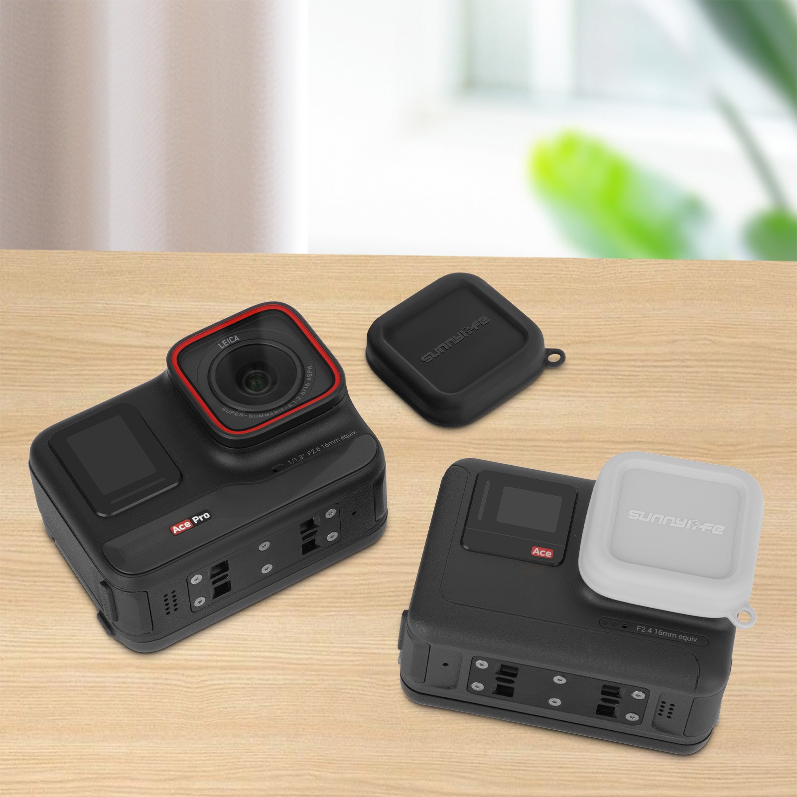 For Insta360 Ace Pro Lens Protective Cover 360 Ace Silicone Lens Cover Parts