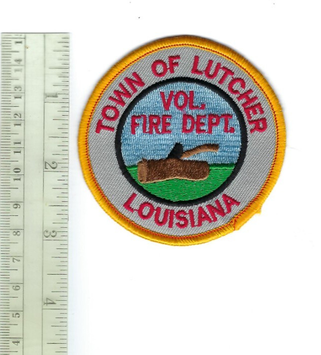 *HTF* Lutcher (St. James Parish) LA Louisiana Volunteer Fire Dept. Patch patch