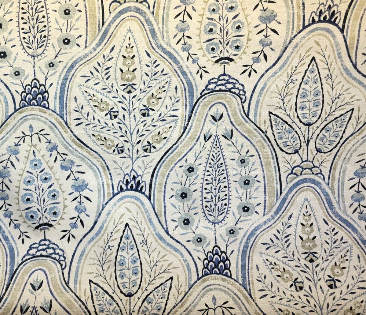 Priyanka in Island House BTY 54" Wide Richloom 100% Cotton Modern Damask
