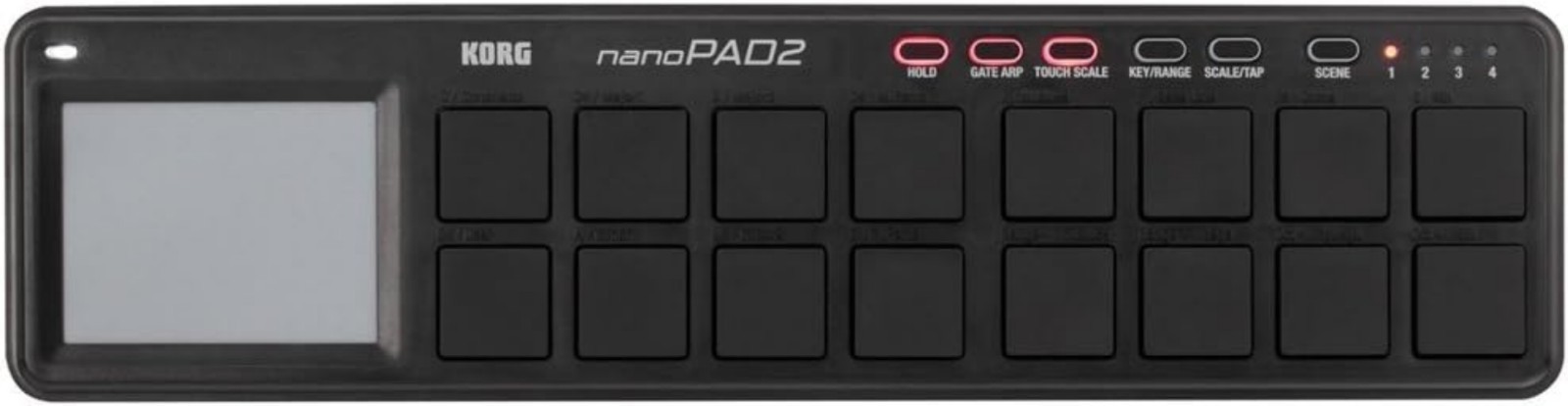 Lightweight Portable MIDI Pad with Velocity-Sensitive Touch and USB Connect