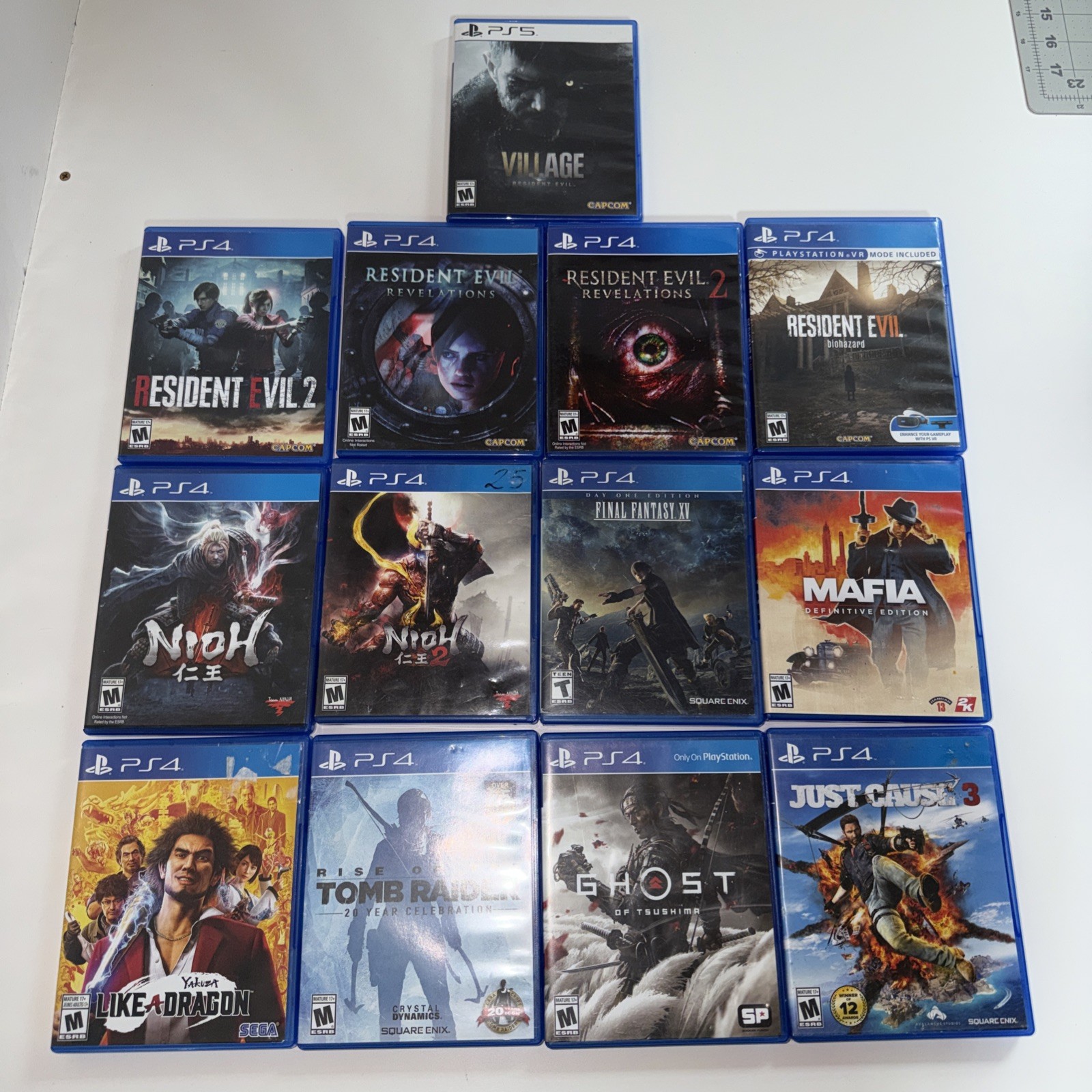 Lot of 13 PS4 Game CASE & Cover art ONLY PlayStation 4 - No Games or Manuals