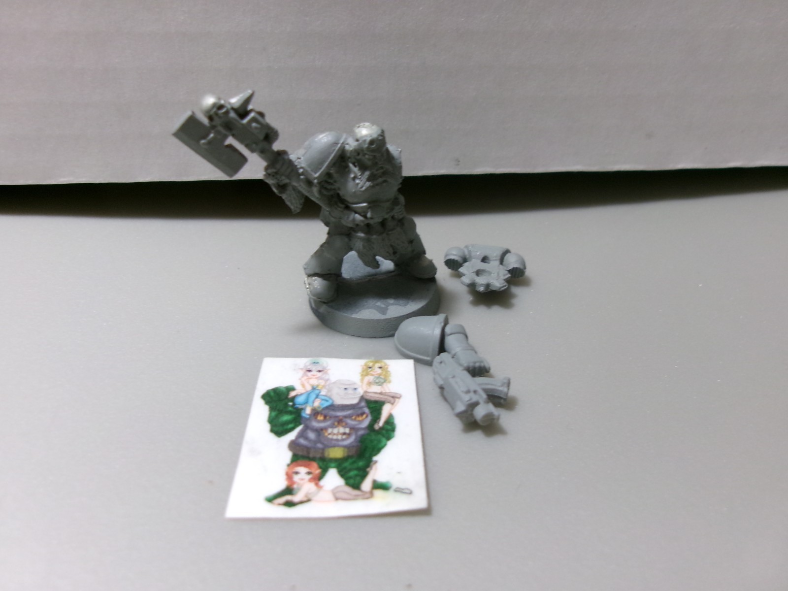 =Warhammer SPACE WOLVES Long Fang Sergeant 43=