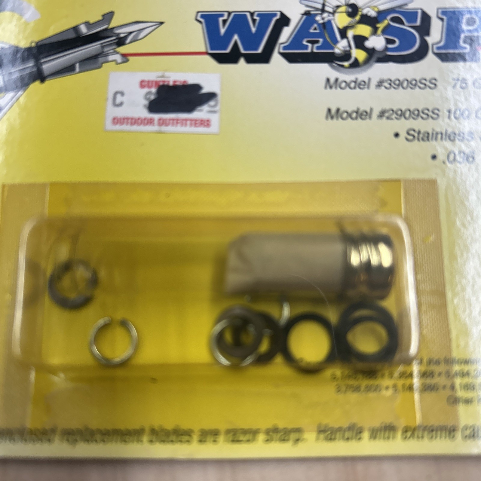 9 Jack hammer Wasp 75 Grain Replacement Blades