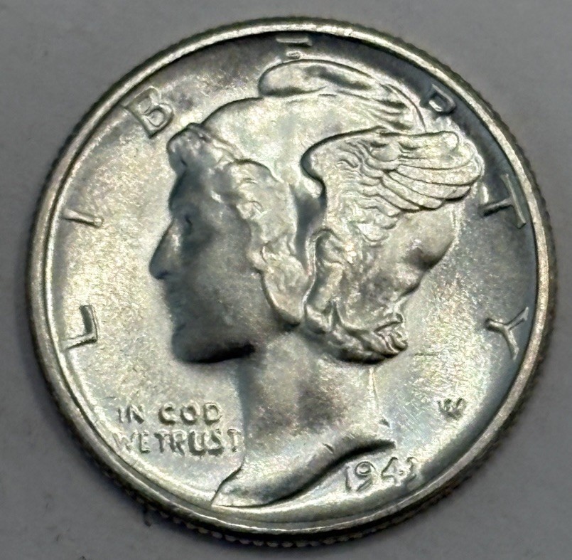 1943-S Mercury Dime — Uncirculated MS 💎