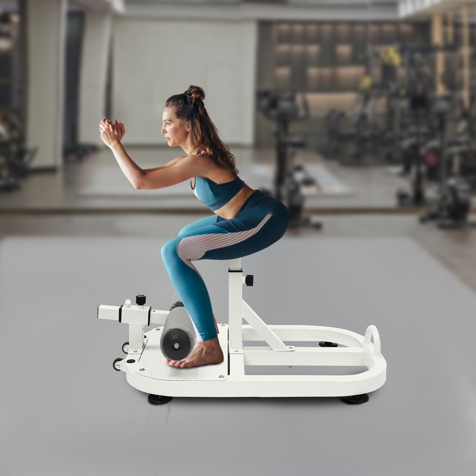 Durable Deep Squat Machine for Home Gym, Leg Exercise and Strength Training