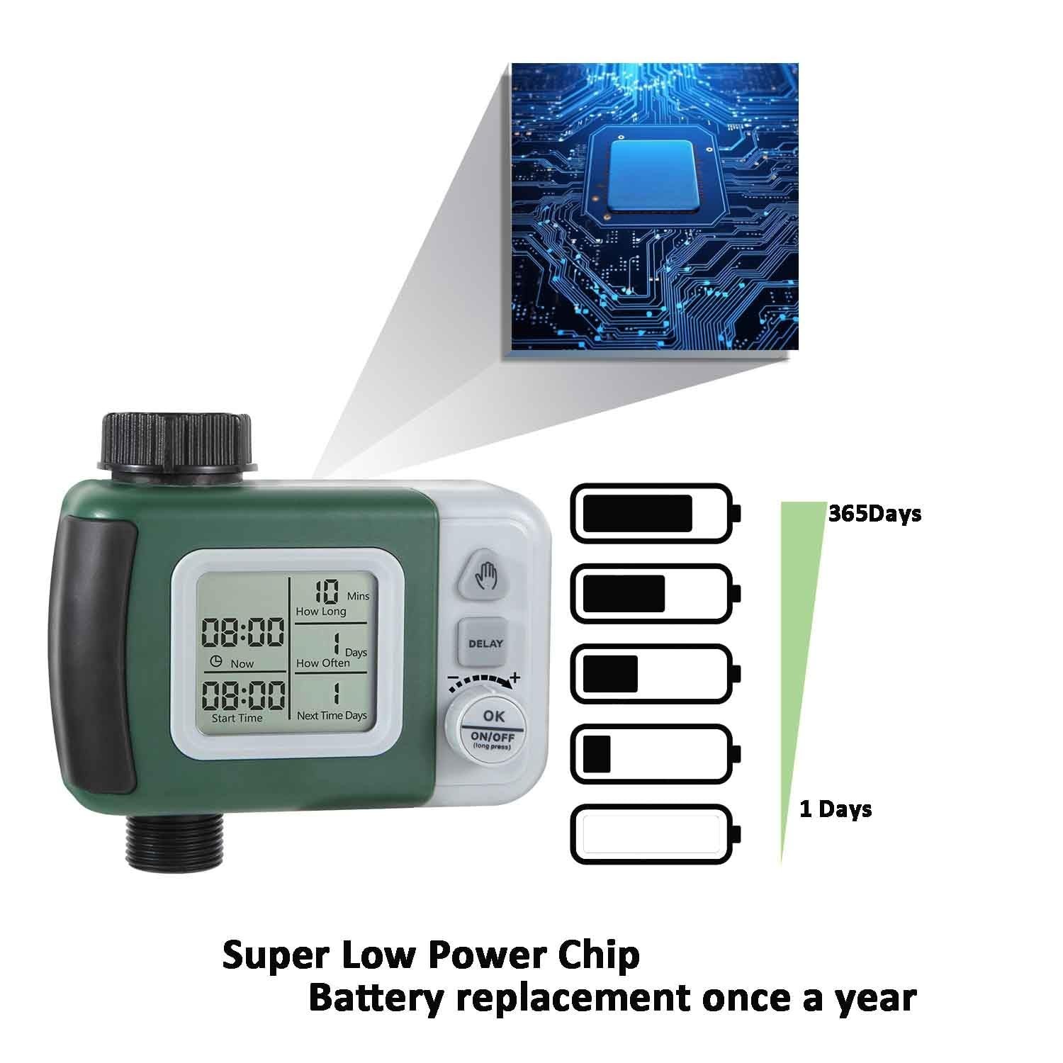 Automatic Watering System Water Timer Easy to Program Three Modes Automatic S...