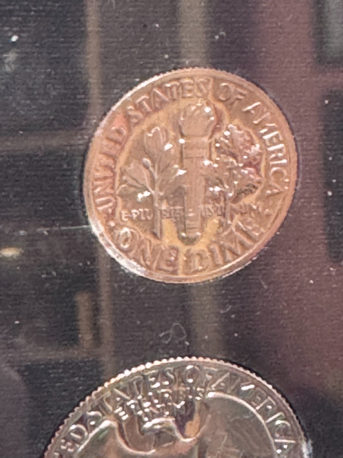 1972 S ROOSEVELT DIME PROOF CLAD GEM FROM MINT SET