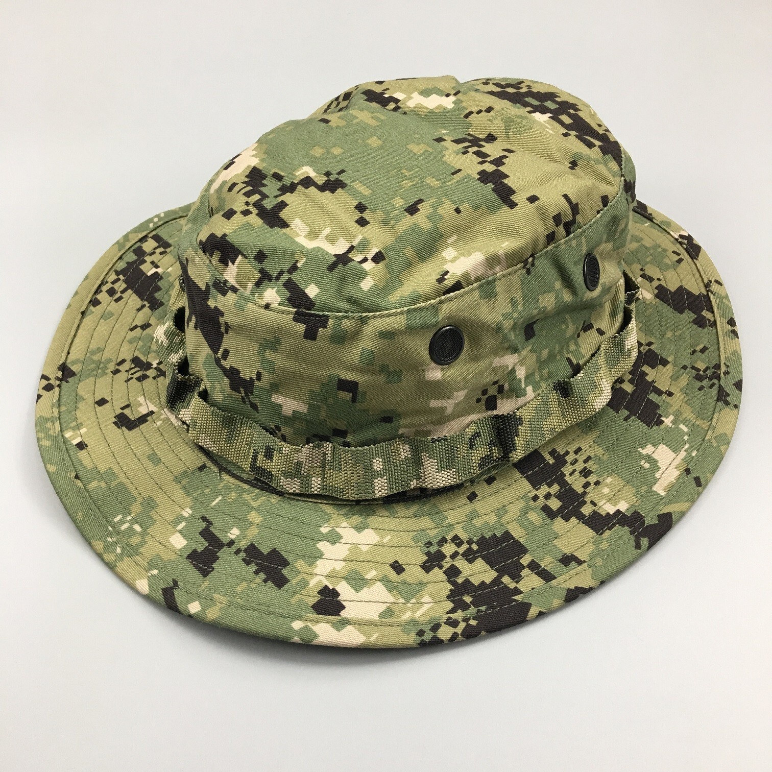NEW US NAVY NWU Type III  AOR2 Woodland Boonie Hat SUN COVER size XL Xlarge GI